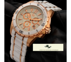 HK1335 GUESS COLLECTİON X76001G1S BEYAZ GOLD ERKEK SAATİ